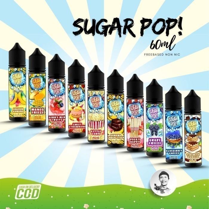 Jual SUGAR POP 60ml Liquid Vape Murah Terlaris - Strawnana - Kota Bandung -  Om Lamlam