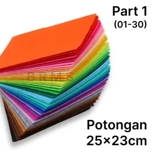 Kain Felt Flanel Premium Per 1 Potong PART 1 (No.01-30)