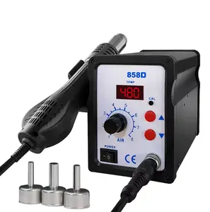 Desoldering Heat Gun Station / Alat Lepas Timah Solder 700W Suhu Tinggi Layar LCD 858-D