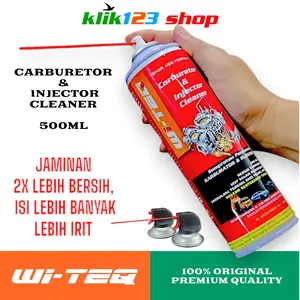 WI-TEQ Carburetor & Injector Cleaner 500ml / Karburator / Injector / Injektor / Penetrating / Pembersih Karburator / Kerak / Deposit