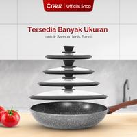 Gambar Cypruz Tutup Panci Stainless Kaca Sillicone Tahan Panas dan Anti Slip - 18 cm dari Cypruz Kitchenware Kota Administrasi Jakarta Utara 3 Tokopedia
