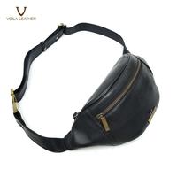 Gambar Waist Bag Tas Pinggang Kulit Asli Voila Jessy - Black dari Voila Leather Kota Administrasi Jakarta Pusat 5 Tokopedia