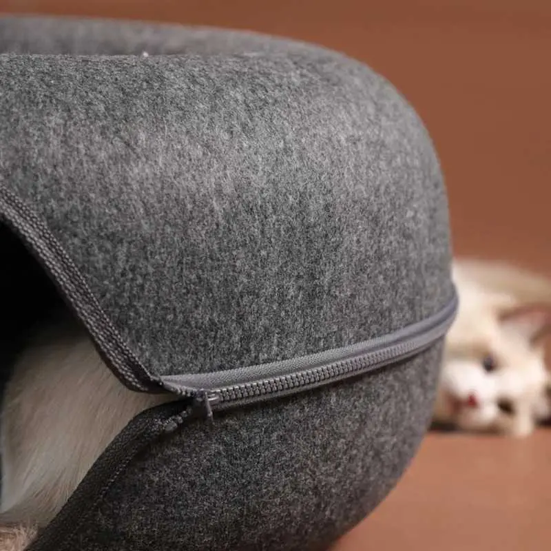 KOZI Tempat Tidur Kucing Mainan Terowongan Cat Donut Tunnel Bed - Q60 1