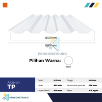 Gambar Alderon TP Atap Transparan dari Alderon Polycarbonate Kota Tangerang Selatan 1 Tokopedia