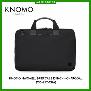 Knomo Maxwell Slim Briefcase 15 inch (156-257-CHA) - Charcoal