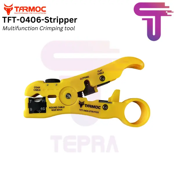 Tarmoc TFT-0406-STRIPPER | Rotary Cable Stripper Cutter Tool Alat Pengupas dan Potong Kabel