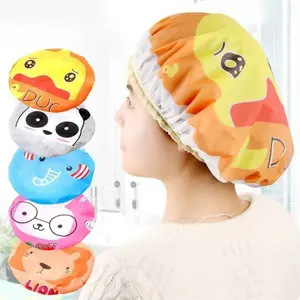 Topi Mandi karakter Waterproof/ Shower Cap Karakter Kartun/ Topi Mandi
