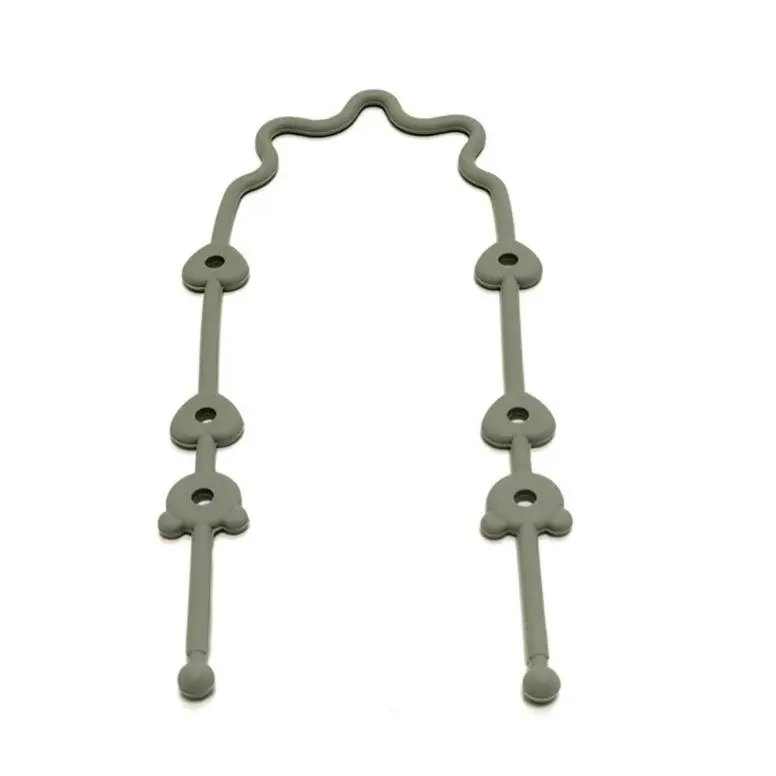 Baby Pacifier Chain With Safety Straps Silicone Holder Stroller & Highchair Accessory Drinking Cup Holder Strap For Pram 2
