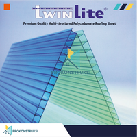 Gambar Twinlite 10mm Atap Polycarbonate - Garansi Resmi 15 Tahun dari Alderon Polycarbonate Kota Tangerang Selatan 3 Tokopedia