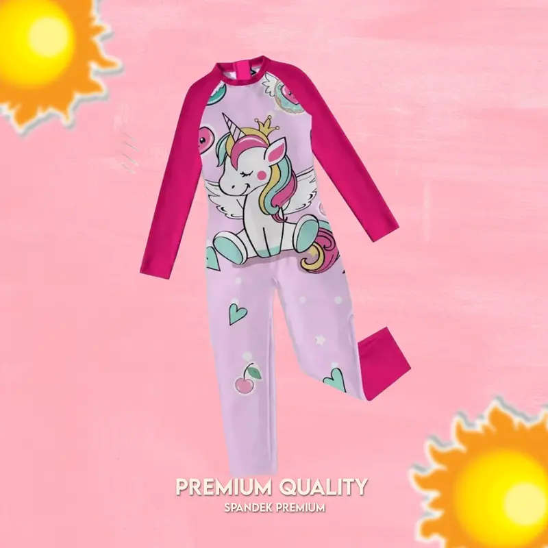 Baju renang anak panjang hadiah ulang tahun lengan panjang 1