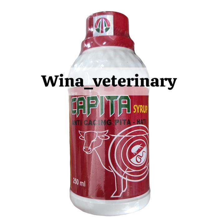 Gambar CAPITA syrup 250ml - Obat Cacing Pita pada Sapi, Kerbau, kambing, Domba dari Wina Pet and Poultry Kota Semarang Tokopedia