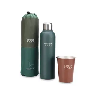 Eiger Hidration Set Botol Olive Original