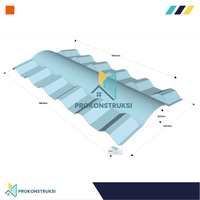 Gambar Nok / Wuwungan Alderon R830 Tipe C / V dari Alderon Polycarbonate Kota Depok 3 Tokopedia