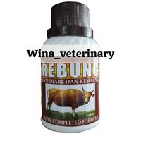 Gambar REBUNG 125 ml - Obat Diare, Kembung, Mencret pada Sapi, Kambing, Kuda, Babi dari Wina Pet and Poultry Kota Semarang 1 Tokopedia
