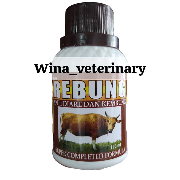 Gambar REBUNG 125 ml - Obat Diare, Kembung, Mencret pada Sapi, Kambing, Kuda, Babi dari Wina Pet and Poultry Kota Semarang Tokopedia