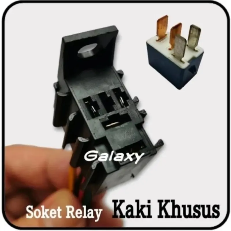 Soket Relay Mini Kaki Khusus - Relay Denso / Nais Bisa Pakai 3