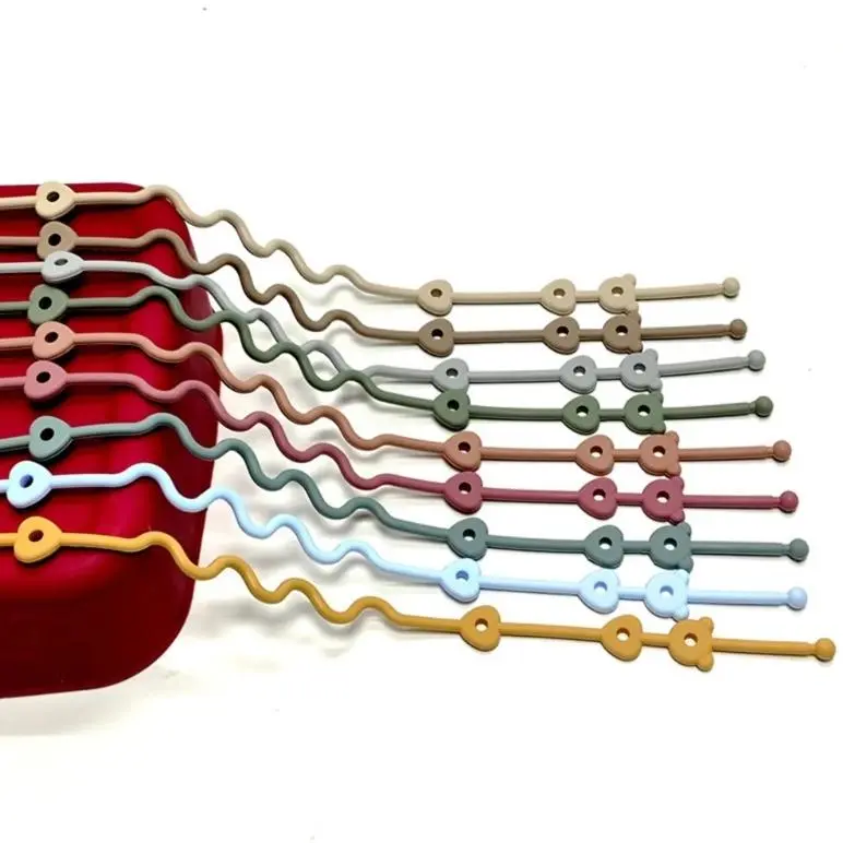 Baby Pacifier Chain With Safety Straps Silicone Holder Stroller & Highchair Accessory Drinking Cup Holder Strap For Pram 1