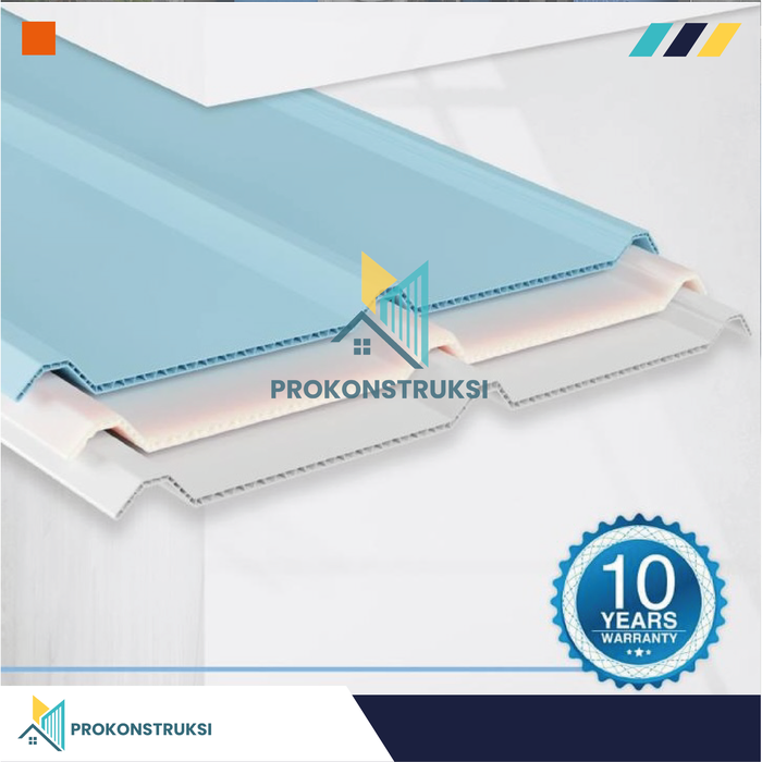 Gambar Lasertuff Atap UPVC 10mm (KHUSUS JABODETABEK) Garansi Resmi 10 Tahun dari Alderon Polycarbonate Kota Tangerang Selatan Tokopedia