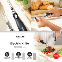 Gambar IDEALIFE - Electric Knife - Pisau Elektrik  - (IL-170A) dari IDEALIFE ONLINE STORE Kota Administrasi Jakarta Utara 2 Tokopedia