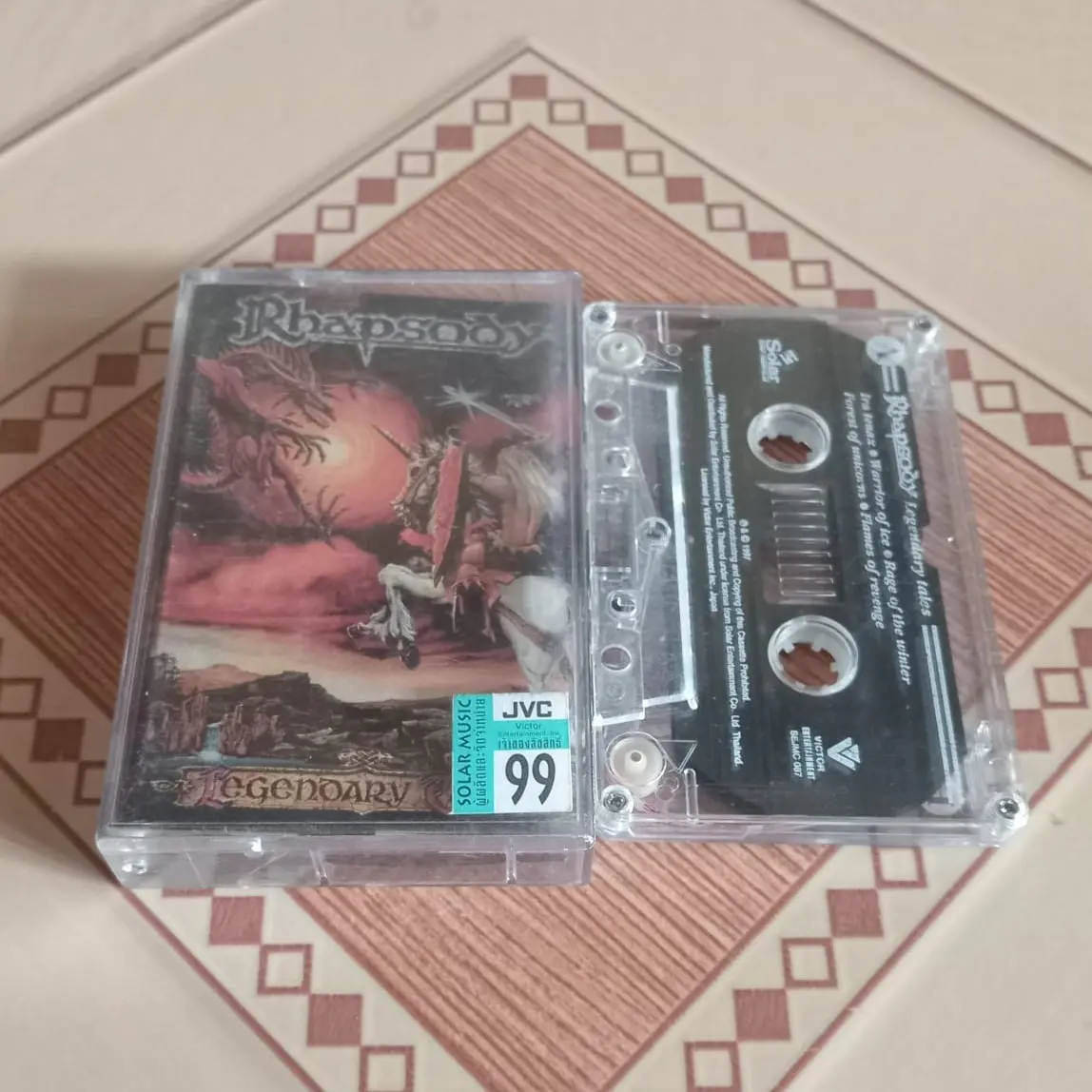 Kaset RHAPSODY Legendary Tales Import Thai.