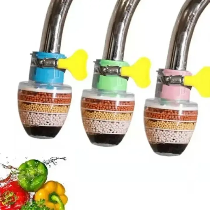 Sambungan Keran Air | Saringan Kepala Filter  Air 6 X Penyaringan