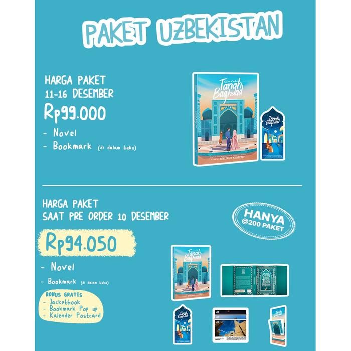 Gambar Pre Order Buku Novel - Tanah Baghdad By Berliana Kimberly - Bumi Fiksi dari Bumifiksimedan001 Kota Medan Tokopedia
