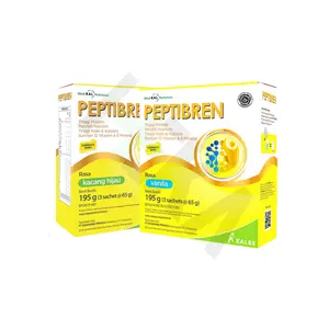 Peptibren Vanila/Kacang Hijau 195 gram - Pasien Stroke dan Mencegah Pikun