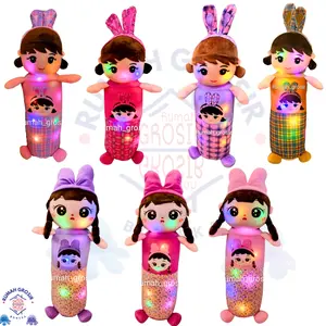(Rumah Grosir Boneka) Guling Boneka baby Girl Pretty Girl Hello Metoo LED Lampu