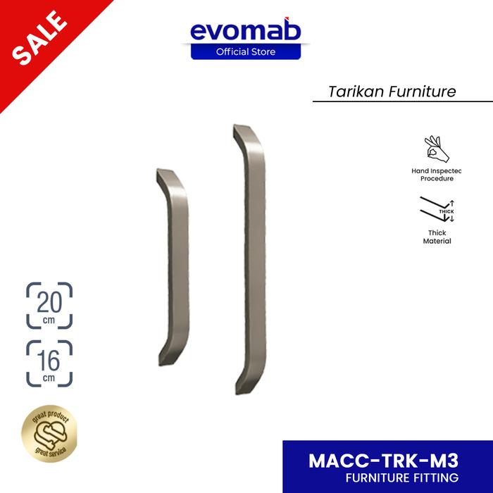 Gambar Tarikan Laci / Tarikan Lemari / Furniture Fitting TRK-M3 - 20cm dari evomab Kota Administrasi Jakarta Barat Tokopedia