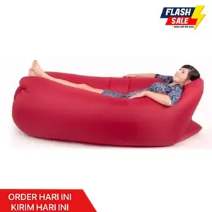 (Worksafety) Ampro Air Bed Lazy Bag / Air Sofa Bed / Kasur Angin Portable