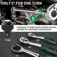 Gambar Isku Kunci Shock Set 121pcs-72gigi Tools Set Lengkap 1set Kunci Pas Ratchet Set Mata Sok Set - 121pcs dari PERKAKASKU.ID TOKOPEDIA Kota Administrasi Jakarta Utara 3 Tokopedia