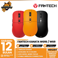 Gambar FANTECH KANATA WG9s / WG9 RGB MACRO WIRELESS Gaming Mouse - KANATA S, BLACK dari GGSTORESBY Kota Surabaya 1 Tokopedia