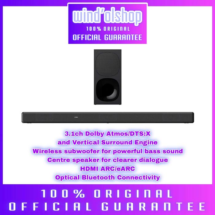 Gambar Sony Soundbar HT-G700 Dolby Atmos Speaker Sound bar 3.1Ch 400W HTG700 dari wind' shop official Kota Tangerang Selatan Tokopedia