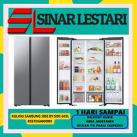 Gambar KULKAS SAMSUNG RS57DG4000M9 SIDE BY SIDE 603L W/ All AROUND COOLING SILVER MATT dari Store Sinar Lestari Kota Administrasi Jakarta Barat 1 Tokopedia