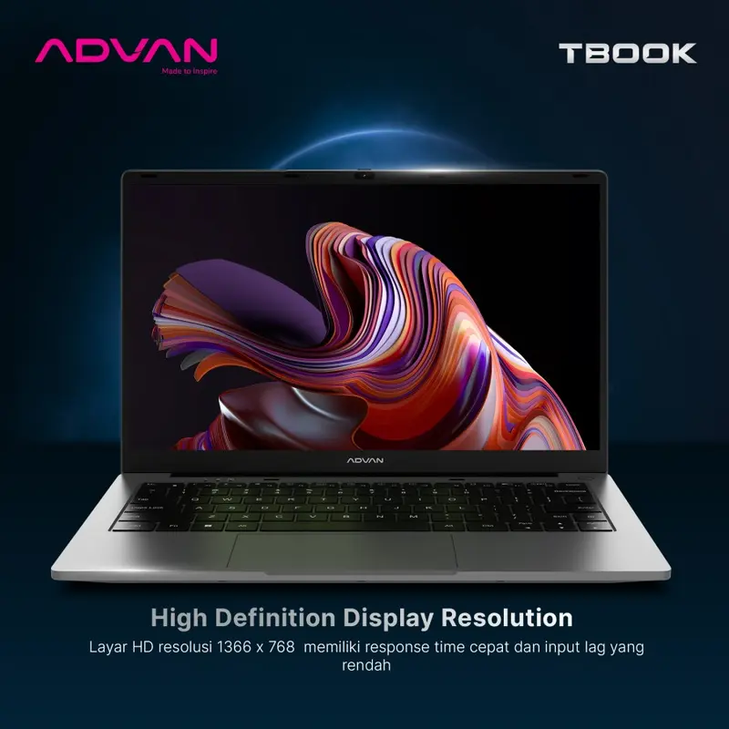 ADVAN T-BOOK INTEL N100 TURBO BOOST 3.40GHZ 4GB/8GB 128emmc W11 14" HD IPS 1Y 1