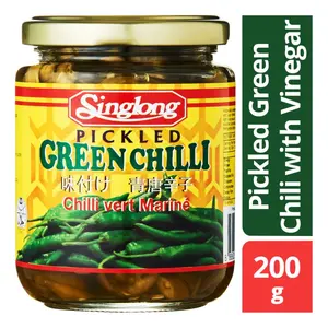 Singlong Pickled Green Chili with Vinegar