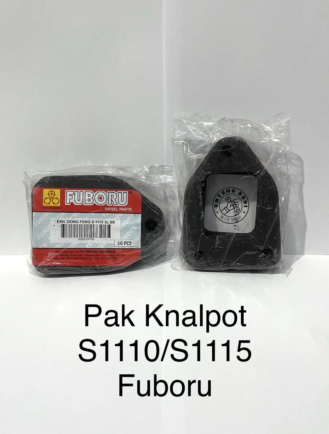 Gasket Exhaust S1110 S1115 Fuboru Pak Knalpot 3 Lubang Paking Kenalpot Deksel Seal Diesel 20 24HP