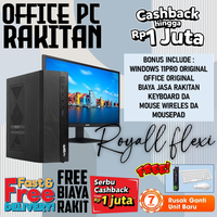Gambar PC ROYALL FLEXI | INTEL I5-12400 - INTEL I3-12100 | UHD 730 | 8GB | SSD 500GB 250GB | W11PRO+OFFICE | RAKITAN MINI PC - KOMPUTER RAKITAN OFFICE KANTOR ADMIN - PC FULLSET READY - i3 gen12- 8/256, PC dari royalltech Kota Administrasi Jakarta Utara 1 Tokopedia