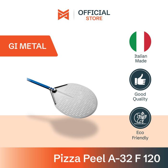 Gi.Metal Azzurra Schaufel – Aluminium, Silber/schwarz, Leichter Griff Mit 150 Cm Stiel, Für Den Leichten Einsatz