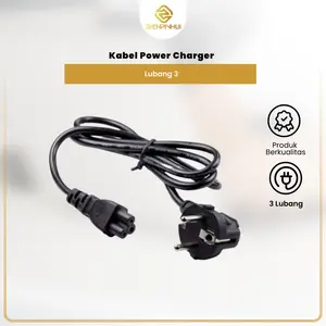 TERMURAH kabel power laptop 3 lubang  / 1.5M / 3X0.75MM