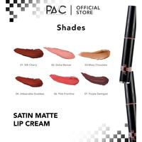 Gambar PAC Satin Lip Cream New 3 ml - 01 Silk Cherry dari Martha Tilaar Shop_NEW Kota Administrasi Jakarta Timur 4 Tokopedia