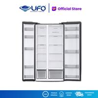 Gambar SAMSUNG RS57DG4000M9SE KULKAS SIDE BY SIDE SMART THINGS AL INVERTER 564 LITER dari UFO ELEKTRONIK SEMARANG Kota Semarang 4 Tokopedia