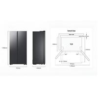 Gambar SAMSUNG RS57DG4000M9SE KULKAS SIDE BY SIDE SMART THINGS AL INVERTER 564 LITER dari UFO ELEKTRONIK SEMARANG Kota Semarang 5 Tokopedia