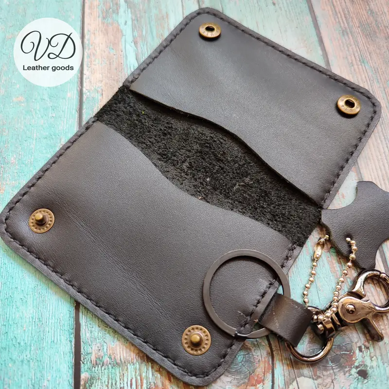 Gantungan Kunci STNK Mobil Motor Dompet STNK Kulit Asli Keychain 3