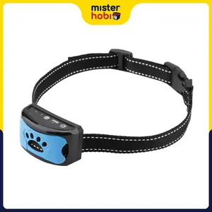 Kalung Latih Anjing Stop Gonggong Nyalak Anti Barking Training Shock Collar Dog Automatic Stop Barking