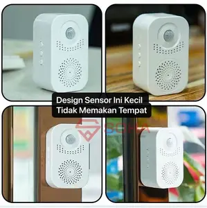Bel Pintu Sensor Motion Sensor Gerak Otomatis Bunyi Hello Welcome Bisa Rekam Juga Sensor Inframerah