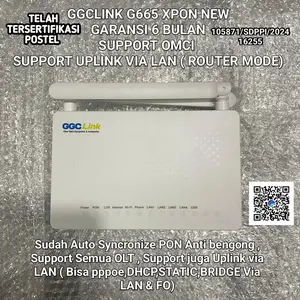 ONT XPON GGCLink G665 XPON New Baru EPON GPON ONU Teknologi Terbaru XPON +