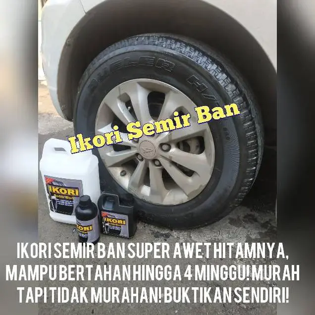 Semir Ban Ikori 5 Liter Murah Dan Original Hitam Wet Look Dan Kinclong Murah!!!!!! 2