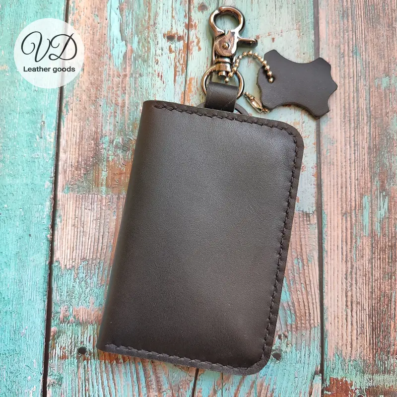 Gantungan Kunci STNK Mobil Motor Dompet STNK Kulit Asli Keychain 2