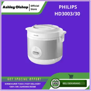 PHILIPS HD3003-30 / HD-3003-30 RICE COOKER 1.8 LITER - GARANSI RESMI